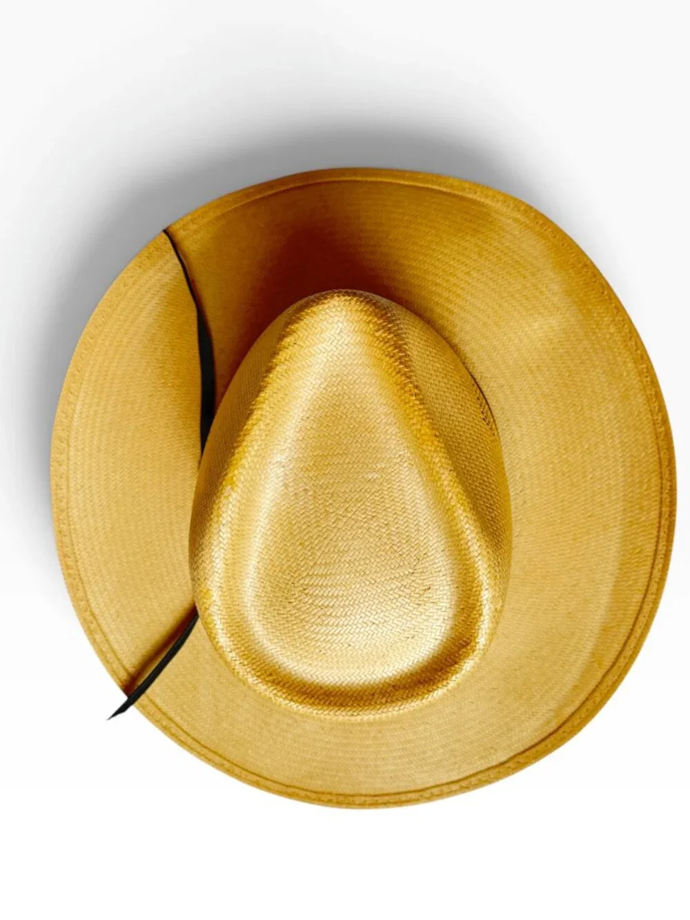 Charlie 1 Horse Genuine Shantung Straw 3 Diamond Vented Western Hat 22.5 inch